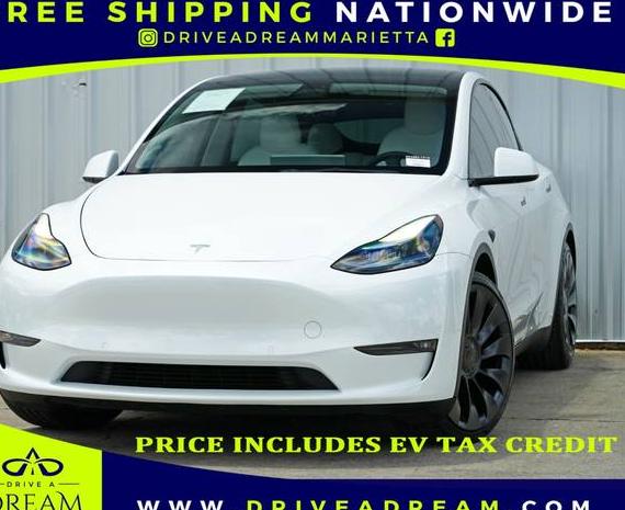 TESLA MODEL Y 2022 7SAYGDEF5NF404264 image